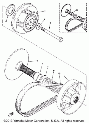 PRIMARY SHEAVE GPX338F - GPX433F