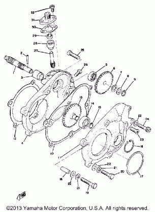 PUMP DRIVE GEAR GPX338F - GPX433F