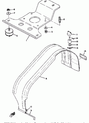 ENGINE BRACKET - DRIVE GUARD GPX338F - GPX433F