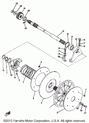 SECONDARY SHEAVE GPX338F - GPX433F