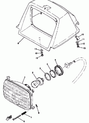 HEAD LAMP GPX338F - GPX433F