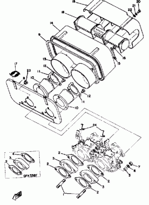 INTAKE GPX338F - GPX433F