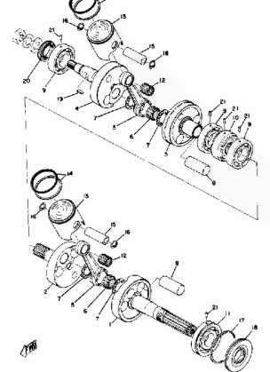 CRANK - PISTON