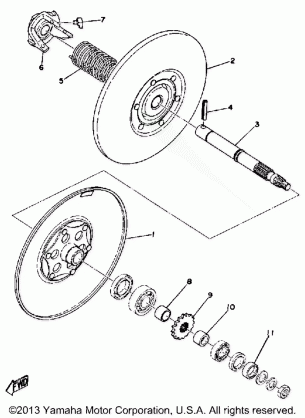 SECONDARY SHEAVE