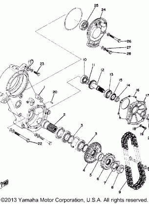 TRACK DRIVE - FRONT AXLE