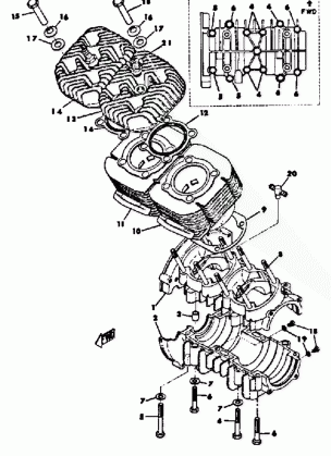 CRANKCASE - CYLINDER