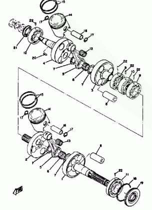 CRANKSHAFT - PISTON