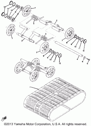 TRACK SUSPENSION WHEEL