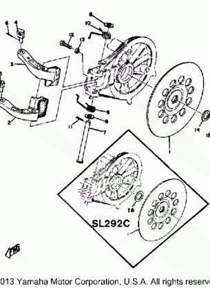 BRAKE SL292 - B - C