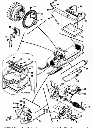 ELECTRIC STARTER (ALTERNATE PARTS) SL292 - B