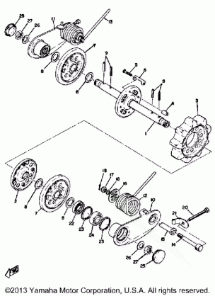 REAR AXLE SL292C