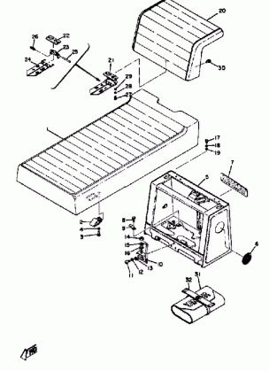 SEAT 1 - LUGGAGE BOX SL292