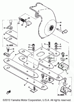 ENGINE BRACKET SL292 - B