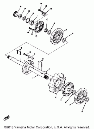 FRONT AXLE SL292C