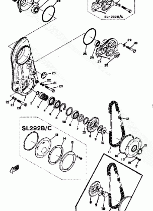 TRACK DRIVE SL292 - B - C