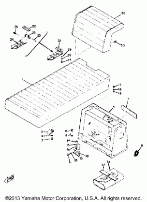 SEAT - LUGGAGE BOX (SL338B)