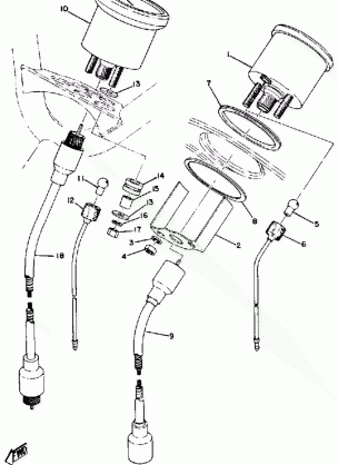 SPEEDOMETER AND TACHOMETER