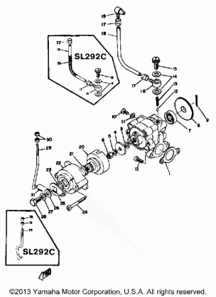 OIL PUMP SL292 - B - C