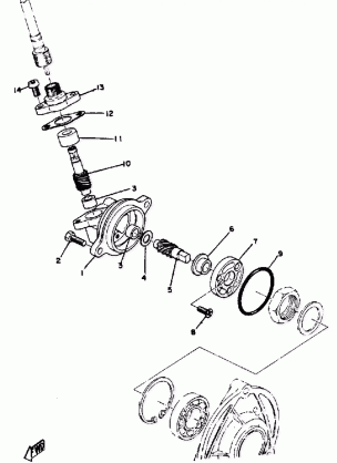 SPEEDOMETER GEAR UNIT
