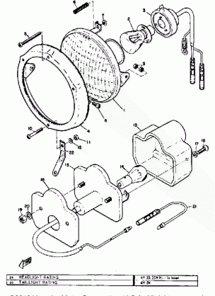 HEAD LAMP & TAIL LAMP