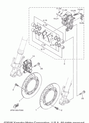 FRONT BRAKE CALIPER