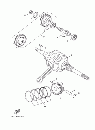 CRANKSHAFT PISTON