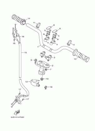 STEERING HANDLE CABLE