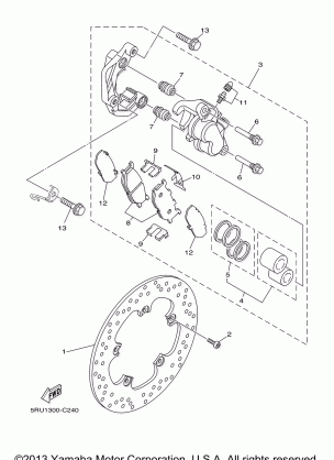 FRONT BRAKE CALIPER