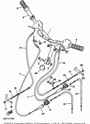 STEERING HANDLE CABLE