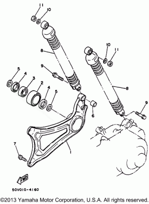 SWING ARM REAR SHOCKS