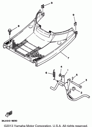 STAND FOOTREST