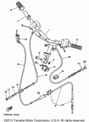 STEERING HANDLE CABLE