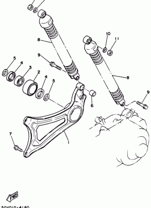 SWING ARM REAR SHOCKS