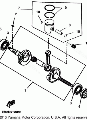 CRANKSHAFT PISTON