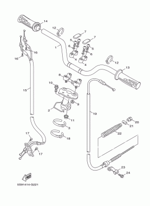 STEERING HANDLE CABLE