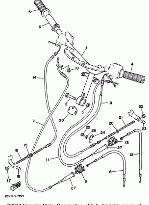 STEERING HANDLE CABLE