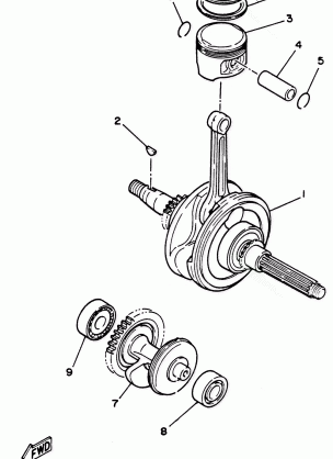 CRANKSHAFT PISTON