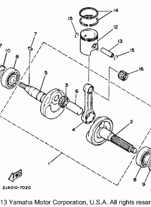 CRANKSHAFT PISTON