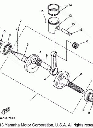 CRANKSHAFT PISTON