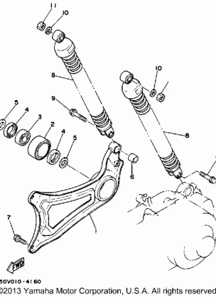 SWING ARM REAR SHOCKS