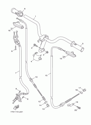 STEERING HANDLE CABLE