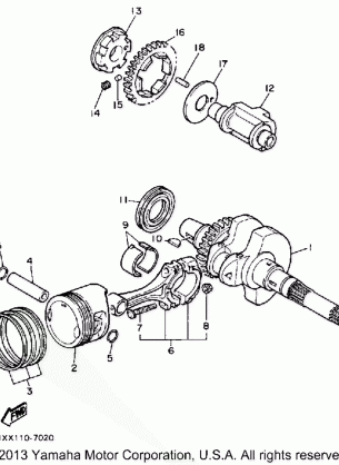 CRANKSHAFT PISTON