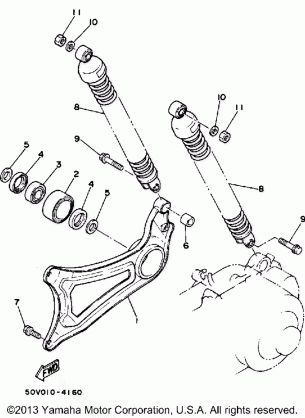 SWING ARM REAR SUSPENSION