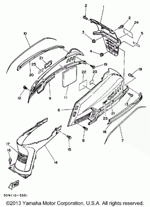 SIDE COVER  XC125ZSC ZTC