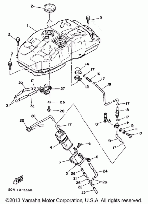 FUEL TANK XC125ZSC ZTC