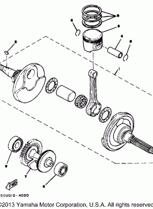 CRANKSHAFT PISTON