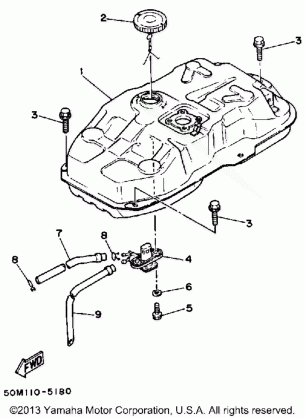 FUEL TANK NONCALIFORNIA