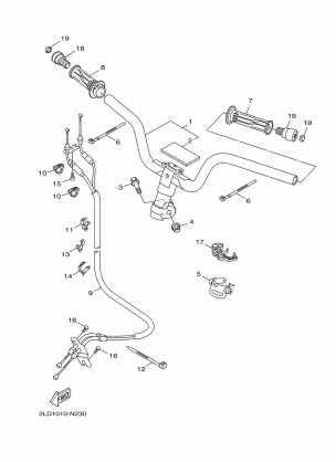 STEERING HANDLE CABLE