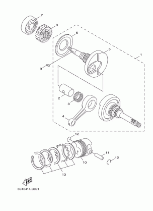 CRANKSHAFT PISTON