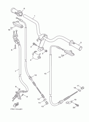 STEERING HANDLE CABLE